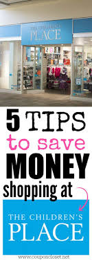 Pay my children's place credit card. 5 Tips To Save Big At The Children S Place Saving Money Budget Childrens Place Coupons Save Money Shopping