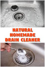 natural homemade drain cleaner diy