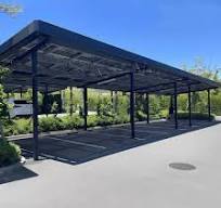 Tailored Waterproof Black Aluminum Solar Carport Solutions ...