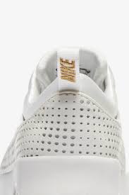 Nike air max thea (women's size 11.5) athletic sneaker shoes triple whitetop rated seller. Women S Nike Air Max Thea Premium Summit White Metallic Gold Release Date Nike Snkrs