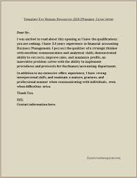 Sending an email cover letter. Hr Manger Resume Cover Letter Template Excel Word Templates