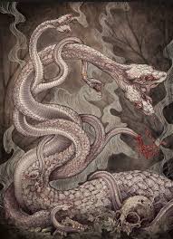 Caitlin Hackett The Lernaean Hydra Snake Art Art Hackett