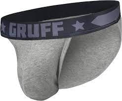 Gruff Pup Performance Jock-Brief (Grey, Small) at Amazon Men's Clothing  store