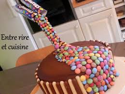 Gravity Cake Smarties Entre Rire Et Cuisine Gateau Yaourt Moelleux Creme Pour Gateau Idee Gateau