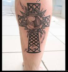 Commonly seen as a religious symbol, the cross can actually symbolize a variety of things for different people. 55 Antic Cross Tattoos For Leg
