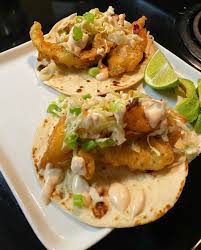 Maybe you would like to learn more about one of these? Baja Fish Tacos Fried Flounder With Lime Honey Slaw And Chipotle Mayo Dining And Cooking