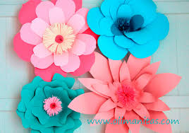 (para segundo y tercer nivel) procedimiento: Flores De Papel Gigantes Faciles De Hacer
