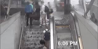 Post with 37 votes and 4387 views. Flash Flooding Turned This Dc Subway Escalator Into A Waterslide