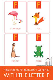 Flashcards Of Animals That Begin With The Letter F Primarylearning Org Flashcards Printable Flash Cards Letter F