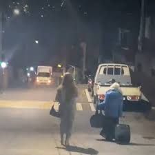 jungkook's stalker caught in 4k in front of his house. he really needs to  get 24 hours security for that property because this is getting more and  more concerning. 😖