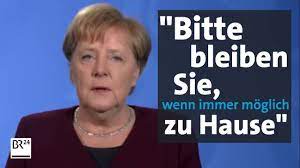 Angela merkel wurde am 17. Corona Angela Merkel Appelliert In Videobotschaft An Die Burger Rundschau Br24 Youtube