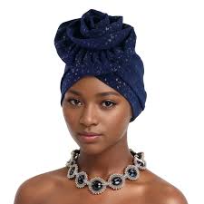 Hair Wrap Women Turban Indian Hat Headwrap Pre-tied Bonnet Knot Beanie Hat  Headwrap Hat Al Head Wrap