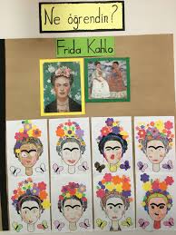Biografia De Frida Kahlo Para Niños Sanatcilar Sanatcilar Sanat Egitimi Boyama Sayfalari