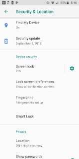 Make sure you have set a screen lock on the phone. Lenovo Community
