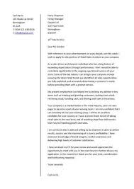 Cover Letter That Is Appropriate When Applying For Retail Sales Assistant Positions Cover Letter For Resume Cover Letter Example Sample Resume Cover Letter