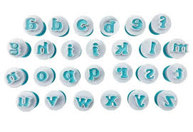 We chose to present the letters with the most descriptive spellings and not confuse you with intimidating transliterations which use apostrophes and even numbers to represent sounds made by the letters. Buy Cake Decor 26pcs Push Easy Mini Lower Case Alphabet Letter Cookie Cutter Fondant Cutters Online At Low Prices In India Amazon In