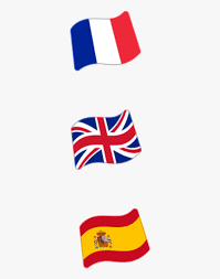 Le moyen d'apprendre l'anglais en ligne le plus populaire au monde. Drapeaux Francais Anglais Espagnol Hd Png Download Transparent Png Image Pngitem