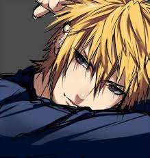 Purple is such a rare color that it's seldom found in nature (only few flowers, stones and shellfish are naturally purple). Anime Blonde Guy W Purple Eyes Anime Purple Eyes Violet Eyes