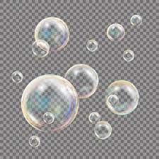 Transparent Soap Bubbles Vector Colorful Falling Soap Bubbles Isolated Illustration Vector And Png Soap Bubbles Bubbles Soap