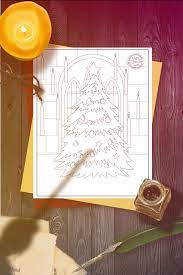 Half giant rubeus hagrid from harry potter movie. Harry Potter Christmas Coloring Pages Free Printables