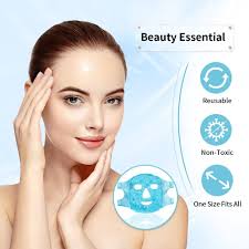 Amazon.com : CONBELLA Cold Face Eye Masks Ice Face Mask Hot Cold Compress  For Dark Circles, Puffiness, Migraines, Headache, Stress, Redness, Cooling  ...