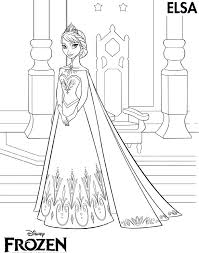 Elsa is really beautiful and you cannot just keep your eyes away from her beauty. Disney Frozen Coloring Pages Lovebugs And Postcards