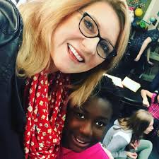 Today was Thanksgiving feast day at Delilah's school, They had a tree of  gratitude and several leaves are from my baby girl. #thanksgivingfeast  #babygirl #radiodelilah