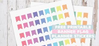 They help to fill some of the empty spaces, and. Free Printable Banner Planner Stickers World Of Printables