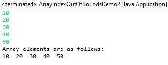Selenium-By-Arun: 223. Handling Arrayindexoutofboundsexception