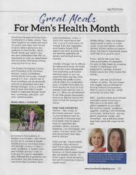 Sunday Is Fathers Day And June Is Men S Health Month Learn More About Great Meals For Men In Twu Senior Nutrition Ma Men S Health Month Nutrition Mens Health