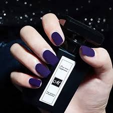 Purple acrylic nails acrylic nails coffin short best acrylic nails purple nails edgy nails chic nails stylish nails swag nails casual nails. Tgirls Square Press On Nails Short Purple Fake Nails Blue False Nails Ninthavenue Europe