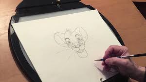Follow Along As Supervising Animator Mark Henn Shows You How To Draw Young Simba How To Draw Simba Drawings Draw