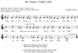 2 To The 1 To The 1 To The 3 Lyrics We Shall Overcome Beth S Notes Overcoming Songs Lyrics