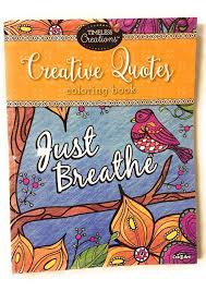 Inspirational quotes coloring pages for adults : Cra Z Art Timeless Creations Creative Quotes Coloring Book Just Breathe Ebay Creativity Quotes Coloring Books Book Quotes