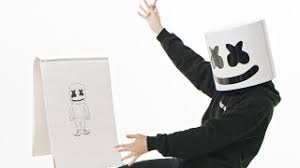 After this, draw horizontal lines across the face to use as guides for the eyes, eyebrows, nose, and mouth. How To Draw Marshmello Face Logo Easy Step By Step Cute766