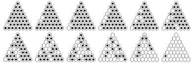 For the sake of curiosity, this program is implemented in multiple languages. Games And Puzzles Journal 36 Triangular Peg Solitaire Unlimited