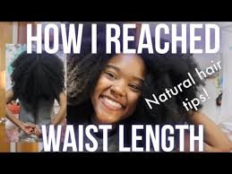 This prevents breakage which is one of the reasons your hair isn't growing fast enough. How To Grow Waist Length 4c Natural Hair My Hair Journey Current Routine Products Youtube