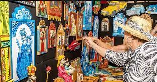The Spanish Colonial Arts Society Presents The Traditional Spanish Market Viva La Culture From July 27 28 In Santafe Artists Come To Showcase Colcha Hi