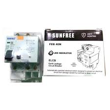 Mcb hanya berfungsi mengamankan arus berlebih. Elcb 40a Sunfree Feb 40n Disertai Led Indikator Lazada Indonesia
