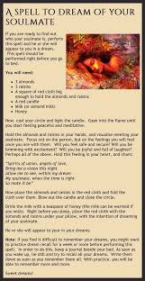 A Spell To Dream Of Your Soulmate Printable Spell Pages Wiccan Spell Book Magick Spells Witchcraft
