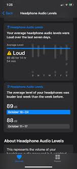 Spotify also has its own fader control and sliders on their desktop app and on the mobile version you can even delve into the eq (equalizer) to adjust your settings (see tip 4 to find out how this can help). Headphone Audio Levels Notification Warni Apple Community