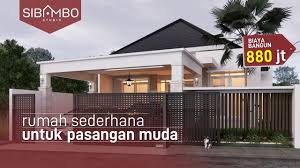 Denah rumah minimalis 1 lantai 3 kamar tidur. Desain Rumah Sederhana 1 Lantai 3 Kamar Tidur Di Lahan 10x21 Meter Youtube