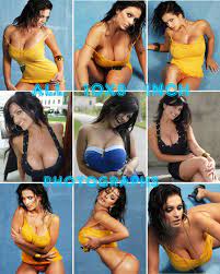 Denise Milani - ALL 10x8 inch Photo's #m029 in Yellow Summer Dress & Oange  Pants | eBay