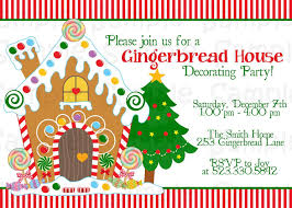 Printable Gingerbread House Decorating Holiday Party Invitation Design Is Gingerbread House Decorations Gingerbread House Gingerbread