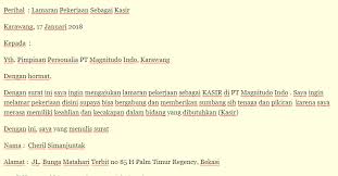 Semoga dapat memberikan manfaat yang berharga. Contoh Surat Lamaran Kerja Di Indomaret Suratku Id