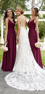 2016 Bridesmaid Dresses Chiffon Pleats Dresses Evening Wear Party Dresses Prom Dresses F Bridesmaid Dresses Marsala Wedding Dresses Bridesmaid Dresses Red Long