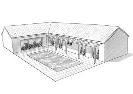 Maison à étage de 3 chambres avec un garage. Plan Maison Avec 4 Chambres Et Garage Ooreka
