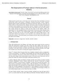 Working at pembinaan hamid abd rahman sdn bhd company profile and information jobstreet com malaysia Pdf The Employment Of Foreign Labors In The Construction Industry Abdul Rahim Abdul Hamid Academia Edu