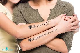 This design is also classy and it will be used by many mothers and daughters. 35 Unique Mother Daughter Tattoo Ideas