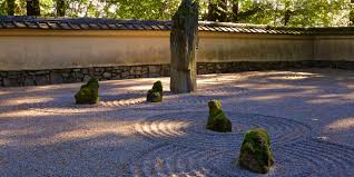 I did all the work myself including the fence, gate, boulders. Sand And Stone Garden Portland Japanese Garden